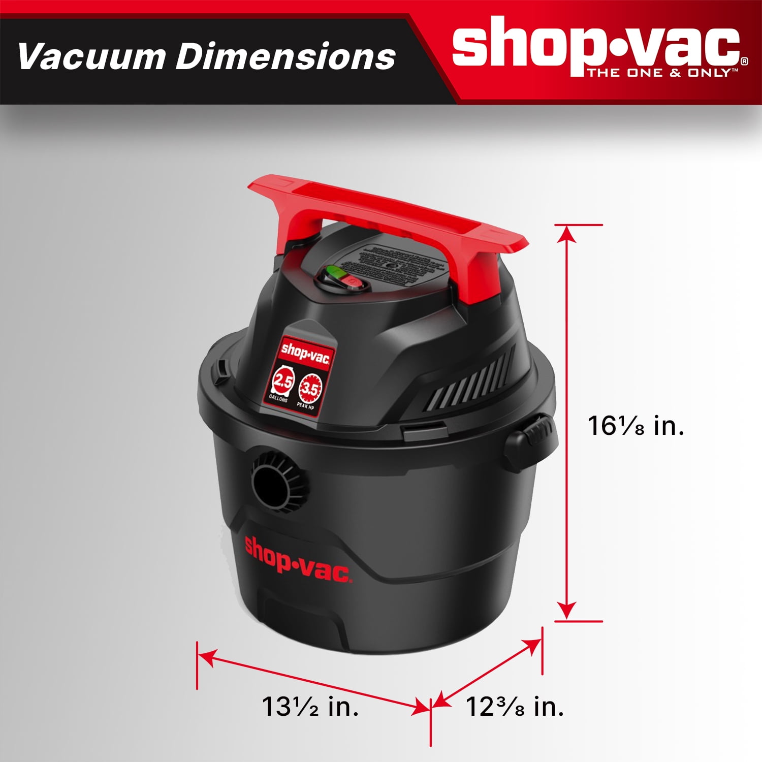 Shop-Vac 2.5G 2.5PHP Wet Dry Vac