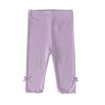 thumbnail image 3 of Gyratedream 4 Pack Cotton Cropped Leggings for Girls 3/4 Pants Basic Girls Capri Leggings 2-10 Years, 3 of 5
