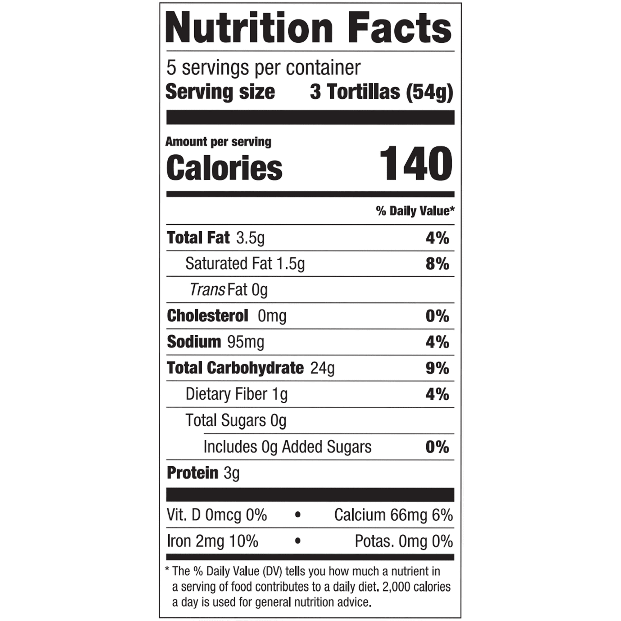 La Banderita Street Taco Thin Flour Tortillas, 10.1 oz, 16 Count