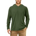 thumbnail image 3 of Men’s Long Sleeve Outdoor Fishing Shirt UPF Active Hiking Running Gym Tops, 3 of 8