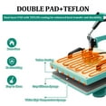 thumbnail image 4 of 8 in 1 Heat Press Machine, 15x15 inch Sublimation Heat Press, 360° Swing Away Digital Heat Transfer Multifunction Heat Transfer Sublimation Combo for T-shirt, Cap, Mug, Plate, Pillow, Bag, 4 of 9