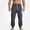 Gray, variant on HOMADLES Men's Casual Jogger Pants Elastic Waist Loose Fit Sports Pants Solid Color Side Pockets Athletic Pants Black Size 2XL
