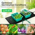 thumbnail image 4 of VIVOSUN 10"x20.75" Seedling Heat Mat and Digital Thermostat Combo Set MET Standard, 4 of 8