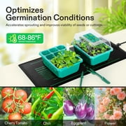 VIVOSUN حصيرة تسخين مقاومة للماء ومقاومة للماء 10 × 20.75 UL & MET-Certified Warm Hydroponic Pad for Germination، Indoor Gardening، Greenhouse