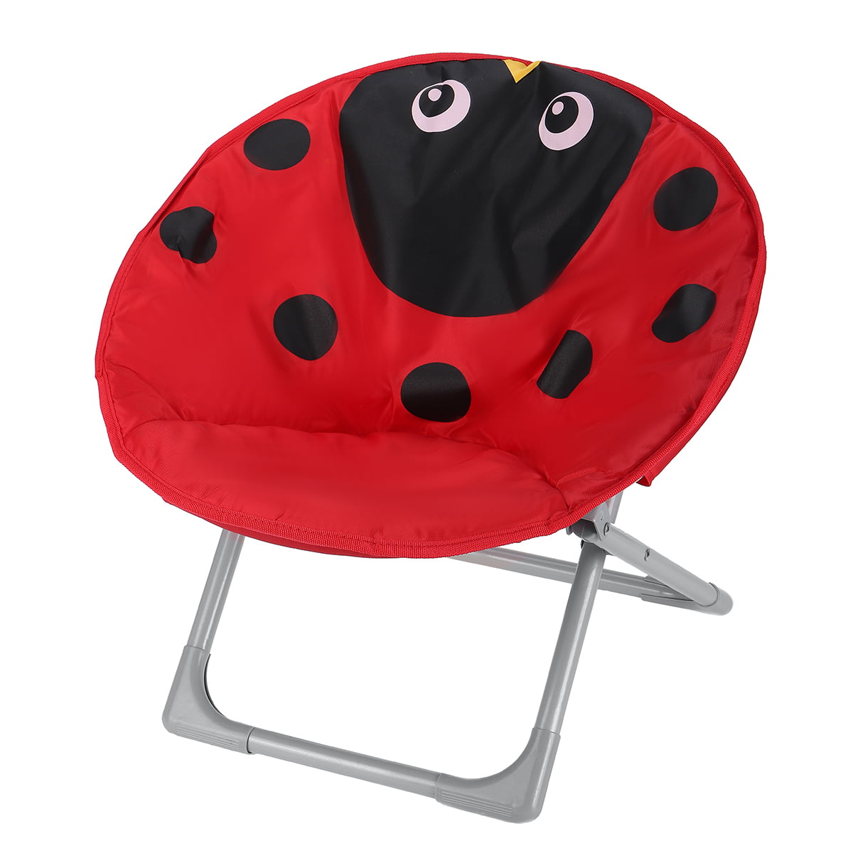 Kids Saucer Chair with Metal Frame, Kids Soft Wide Oversized Lounging