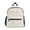 Beige Snowflakes, variant on Swan Design Backpack for Girls/Boys with Name Tag—Front-closure buttons for ages 3–8year