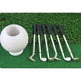 thumbnail image 3 of Milue 3PCS Mini Golf Clubs Ballpoint Pen Set with Golf Ball Pen Holder Cup, 3 of 14