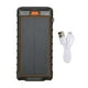 thumbnail image 1 of Cargador de teléfono solar portátil Banco de energía solar de 20000 mAh con brújula y linterna LED para exteriores Negro Naranja, 1 of 8