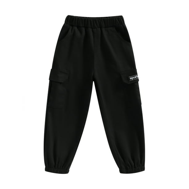 Unisex Cinched-Hem Jogger Sweatpants for Toddlers