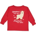 thumbnail image 3 of Inktastic Grandma's You Say Alpaca My Bags Boys or Girls Long Sleeve Toddler T-Shirt, 3 of 5