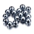 thumbnail image 1 of 10-1000pcs/lot 3-20mm Straight Holes Acrylic Imitation Pearl Beige Bracelet Round Beads For DIY Craft Jewelry Making Supplies, 1 of 5