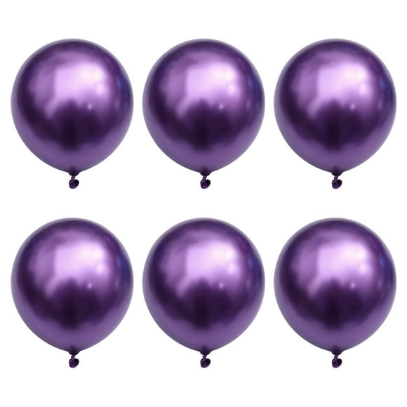 CIMAXIC Anniversaire 50 Pcs Ballons Métalliques en Latex de 12 Pouces Épaissis Ballons de Décoration Fournitures de Fête pour Anniversaire Mariage Shower de Bébé Rassemblement Festival Violet,4.72"X3.15"X0.08 Pouces