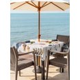 thumbnail image 3 of Outdoor Tablecloth with Umbrella Hole for Patio/Picnic/Party/Camping, Spring Summer Wildflowers Waterproof Table Cloth Square Cover Washable, Farmhouse Retro Floral Botanical (54"x 54"), 3 of 8