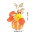 thumbnail image 3 of WNEXOPE Artificial Pumpkin Maple Leaves Arrangement, Fall Table Centerpiece Decor for Thanksgiving Halloween Party, Handcrafted Home Ornament, 3 of 6