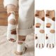 thumbnail image 2 of Worallymy mujeres lindos calcetines dibujos animados gato pata invierno Coral vellón terciopelo grueso hogar cálido dormir calcetines Worallymy JD735815424, 2 of 7