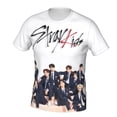 thumbnail image 2 of Unisex Adult SKZ Stray Korea Ki Graphic Tee Shirts Funny Cartoon 3D Print Short Sleeve T Shirts for Mens Womens, 2 of 8