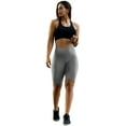 thumbnail image 5 of LMB Biker Shorts for Women Extra Soft Fabric - (XS - S) Light Grey, 5 of 6
