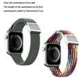 thumbnail image 2 of Correa de reloj compatible con Apple Watch, hebilla ajustable, correa trenzada elástica para 42/44/45 mm, 2 piezas Zhivalor CPB-SSW1485-2, 2 of 5