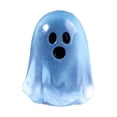 thumbnail image 2 of 6-Piece Glow-in-the-Dark Mini Ghost Ornaments - Creative Luminous Resin Particles for Halloween Micro Landscape, Fairy Garden and Tabletop Decor, 2 of 9