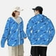 thumbnail image 4 of Balery Party Shark Cute Sudadera ligera de manga larga con capucha y protección solar UPF 50+ para hombre y mujer, ideal para pesca y running-Large, 4 of 7