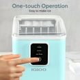 thumbnail image 3 of Igloo Automatic Ice Machine, Self-Cleaning Countertop Ice Maker with Ice Scoop and Basket, Aqua, 3 of 9
