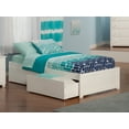 thumbnail image 5 of Concord Platform Bed with Flat Panel Foot Board and 2 Urban Bed Drawers, Multiple Colors, Multiple Sizes, 5 of 7
