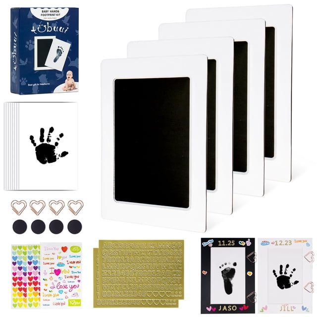 Kit de manos y huellas para bebés Tubuui Inkless Clean Touch Ink