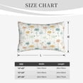 thumbnail image 4 of Rateoe Dandelion Pattern Pillow Covers with Invisible Zipper(Pillows are not Included) Standard Pillowcases-16"x24", 4 of 6