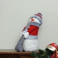 thumbnail image 2 of Northlight 15.75" Red and Gray Snowman Christmas Tabletop Decoration, 2 of 3