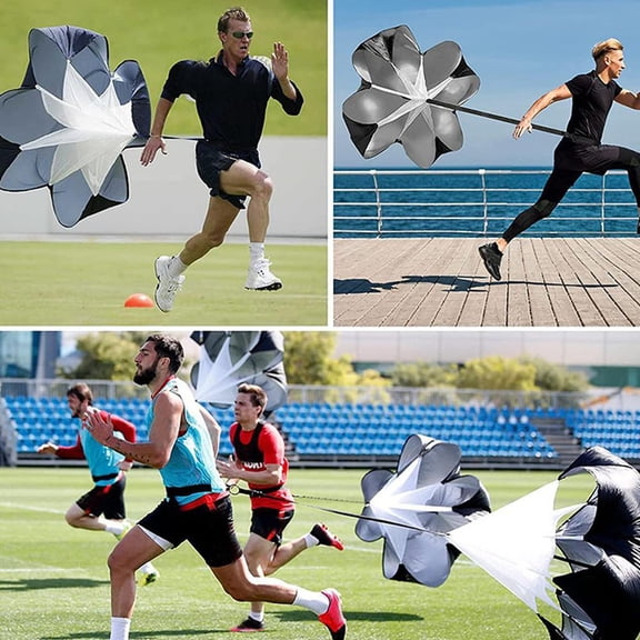 QHUDLV Speed Drag Parachute For Running Training Improved Speed Power Adjustable Equipment Physical Sturdy Training