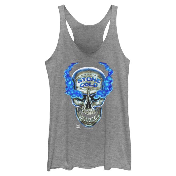 Womens WWE Stone Cold Smoke Skull Racerback Tank