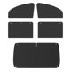 thumbnail image 5 of Cortina para ventana de coche, cómoda instalación con ventosas, para verano 5 piezas, 5 of 9