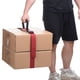 thumbnail image 5 of Correa de transporte Uxcell con mango, 2 paquetes, cinturón de nylon ajustable para mover cajas, rojo, 5 of 5