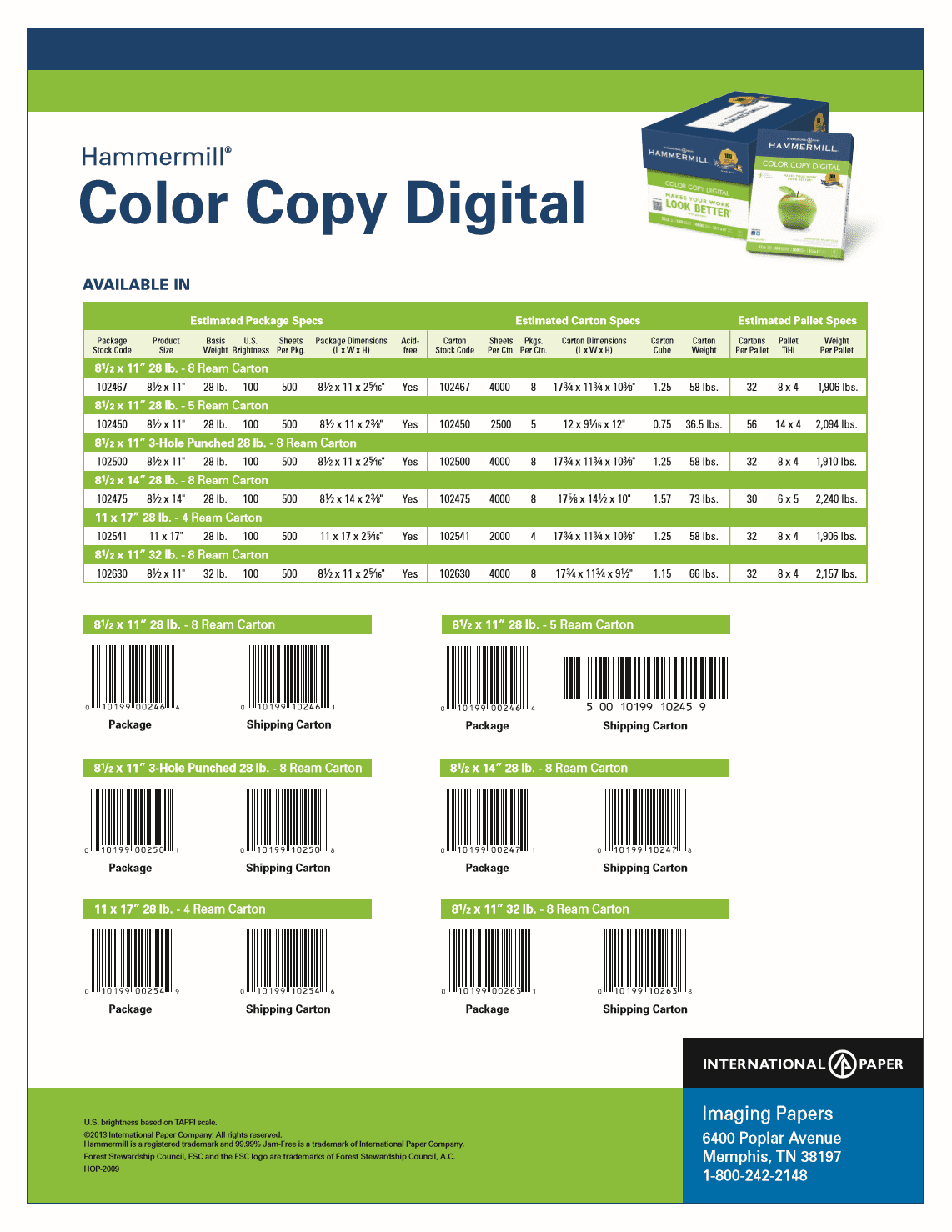 Color Copy Paper