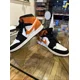 thumbnail image 1 of Ni - ke Jordan 1 Retro OG Mid "Orange White And Black " Size 10, 1 of 5