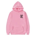 thumbnail image 5 of Hiijoy Girl's Hoodie Graphic Long Sleeve Cozy Soft Sweatshirt Kids Cute Pullover Top, Pink, 5 of 5
