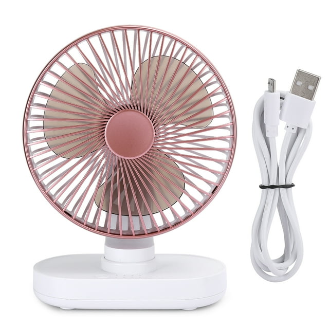 Ventilador de escritorio ANGGREK Compacto y Silencioso USB 4 Velocidades