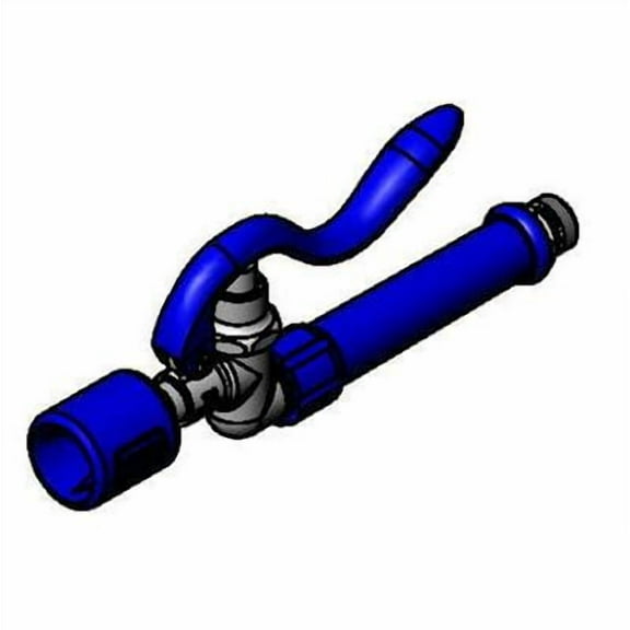 T&S Brass - Blue Spray Valve & Grip Handle, 1/2'' NPSM Male Inlet (1.07 GPM / 7.2 Oz-f @ 60 PSI)