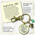 thumbnail image 2 of Turtle Gutsy Goodness Bronze Keychain Take Time to Make Soul Happy Life Theme Jewelry, 2 of 8