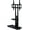 Black, variant on Proman Products Macro TV Stand, Adjustable Height and shelves, Black