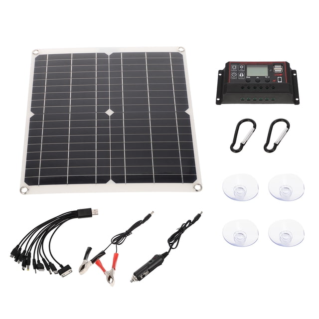 unbranded 1Jgo De Carga Solar Para Exteriores Con Gran Eficiencia Para Camping, Ciclismo Y Senderismo