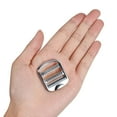 thumbnail image 4 of Metal Ladder Buckle Slider, 6 Pack 32mm(1-1/4") Inner Width, Silver Tone, 4 of 5