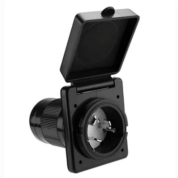 50 AMP Twist Lock RV Shore Power Inlet 125V/250V ,RV with WeatherProof Boot Kit