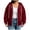 T01-Wine-Sweatshirts, variant on Axdhxbd Full Zip Hoodie for Women Plus Size Winter Long Sleeve Drawstring Hoodies Sweatshirts Loose Casual Solid Color Sweatshirt Jacket with Pockets Army Green L-5XL