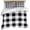 Black, variant on 3 Piece Blue Checkered Duvet Cover Set California King, Microfiber Comforter/Quilt Cover with Corner Ties and 2 Pillowcases, Blue White Buffalo Plaid All Season Soft Bedding with Zipper Closure