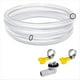 thumbnail image 1 of Manguera de Drenaje de Aire Acondicionado Portátil de 10 Pies, Kit de Manguera de Drenaje de CA, Manguera de Drenaje para Aire Acondicionado con Conector de 3/5 Pulgadas, 1 of 5