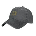 thumbnail image 3 of ZICANCN Casquette de Baseball Réglable Femmes, Chapeaux Alphabet B Pattern pour Hommes Adulte Lavé Coton Denim Baseball Caps Mode, Heather Profonde, 3 of 6