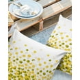 thumbnail image 2 of Pack of 2 Outdoor Pillow Covers, Farmhouse Yellow Dot Gradient Watercolor Waterproof Square Throw Pillowcase Cushion Decorative Pillow Covers for Couch Patio Tent, 26x26 in, 2 of 6