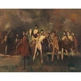 thumbnail image 2 of Cyprián Majerník 18x15 Black Ornate Wood Framed Double Matted Museum Art Print Titled - Expedition (1939), 2 of 5