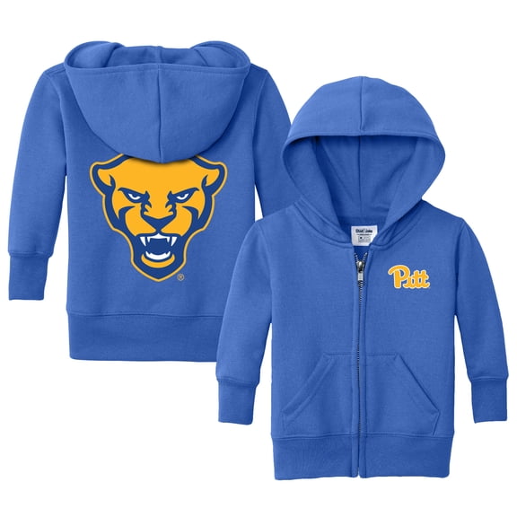 Infant Chad & Jake Royal Pitt Panthers Primary Logo Full-Zip Hoodie